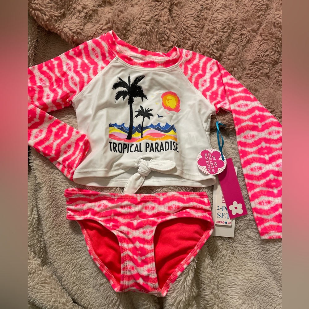 NWT Limited Too Tropical Paradise Girl’s Bathing Suit